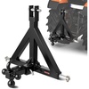 image:imageVEVOR 3 Point Hitch Receiver with 2 in Receiver 3pt Quick Hitch Attachment 3000 lbs Capacity Heavy Duty Tractor Tow Drawbar Adapter Compatible with Kubota Mahindra John Deere Massey FergusonWith Towing Ball