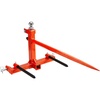 image:imageVEVOR 39 Hay Spear Bale Spears 1600lbs Loading Capacity Skid Steer Loader Tractor Bucket Attachment with 2pcs 175 Stabilizer Spears and 60 Chain Quick Attach Spike ForksThreepoint type