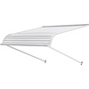 image:imageVEVOR Aluminum Awning 48 x 42 in Durable Window Awning Door Canopy Lightweight and Stable Aluminum Exterior Awnings Rain Snow Sunlight Protection for Door Entrance Windows Patio Porch40 x 42 inch