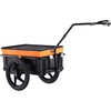 image:imageVEVOR Bike Cargo Trailer 88100160 lbs Load Capacity HeavyDuty Bicycle Wagon Cart Foldable Compact Storage with Universal Hitch88 Lbs