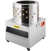 image:imageVEVOR Chicken Plucker Machine 20inch Stainless Steel Drum Feather Plucker Defeathering Equipment with 108 Soft Rubber Plucking Fingers Simple Debris Collection for Chicken Poultry Plucking4 Legs  236 Inch