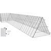 image:imageVEVOR Chicken Tunnels for Yard Metal Poultry Playpen for Outside with Waterproof Cover amp Corner Frames 1181 x 28 x 242 inch LxWxH Easy to Setup Also Widely Used for Ducks Rabbits Geese CoopPanel  Corner  Tarp