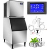 image:imageVEVOR Commercial Ice Maker Machine 110V 550LBS24H 350LBS Large Storage Ice Machine ETL Approved Advanced LCD Panel SECOP Compressor Air Cooled Quiet Operation Include Scoop amp Water Filter500LBS24H