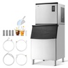image:imageVEVOR Commercial Ice Maker Machine 450LBS24H IceMaking Machine with 250LBS Stainless Steel Storage Bin Auto SelfCleaning Ice Maker with Touchscreen for Bar Cafe Restaurant Business Commercial1000