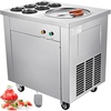 image:imageVEVOR Commercial Ice Roll Maker 137 Pan Diameter 740W Ice Cream Maker 6 Buckets Fried Yogurt Cream Machine with Food Shovels Perfect for Bars Cafs Dessert Shops