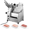 image:imageVEVOR Commercial Meat Slicer 400W Electric Cutter Removable 12 Carbon Steel Blade and Food Tray 0059 Adjustable Thickness Food Slicer Machine for Frozen Meat Ham Baguett Steak ETL Approved10 inch