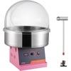 image:imageVEVOR Cotton Candy Machine Commercial 1000W Electric Floss Maker with Stainless Steel Bowl Sugar Scoop Storage Drawer Perfect for Home Carnival Kids Birthday Family Party PinkPink