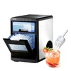 image:imageVEVOR Countertop Ice Maker 44 lbs per Day SelfCleaning Portable Machine with Scoop Nugget Ice Machine with Chewable ICES for Home Kitchen Office Bar amp Party 4 lbs IceStorage SliverBlack