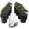 image:imageVEVOR DWC Hydroponic System 5 Gallon 8 Buckets Deep Water Culture Growing Bucket Hydroponics Grow Kit with Pump Air Stone and Water Level Device for IndoorOutdoor Leafy Vegetables8 Buckets