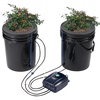 image:imageVEVOR DWC Hydroponic System 5 Gallon 8 Buckets Deep Water Culture Growing Bucket Hydroponics Grow Kit with Pump Air Stone and Water Level Device for IndoorOutdoor Leafy Vegetables2 BucketsTop Drip Kit