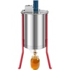 image:imageVEVOR Electric Honey Extractor 48 Frame Stainless Steel Beekeeping Extraction Honeycomb Drum Spinner with Transparent Lid Apiary Centrifuge Equipment with Height Adjustable Stand6 Frame