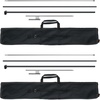 image:imageVEVOR Feather Flag Pole Kit 2 Packs Swooper Flag Pole 127 ft Sign Flag Poles for Business Advertising Feather Flags Banner Outdoor with Ground Stakes and A Carrying Bag Flag Not Included127 ft