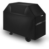 image:imageVEVOR Grill Cover 66 inch BBQ Covers for Outdoor Grills Waterproof Fade Resistant Weather Resistant Heavy Duty 600D Polyester Easy OnOff with Secure Buckles Black48inch