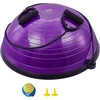 image:imageVEVOR Half Exercise Ball Trainer 2326 inch Balance Ball Trainer 1500lbs Capacity Stability Ball Yoga Ball with Resistance Bands amp Foot Pump Strength Fitness Ball for Home Gym Full Body Workout23 Ripple Purple