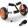 image:imageVEVOR Kayak Cart 250lbs Load Capacity Foldable Kayak Dolly Aluminum Kayak Wheels with 10 Solid Tires for Kayaks Carrier Canoes Paddleboard Kayak Trolley Float Mats Jon Boats