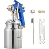 image:imageVEVOR LVLP Air Spray Gun Gravity Feed Paint Sprayer Gun with 3 Nozzles 131417mm 600ml Capacity Automotive Paint Sprayer with Air Regulator for Furniture Car Painting Home ImprovementSiphon 18 mm