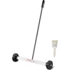 image:imageVEVOR Magnetic Pick Up Sweeper 17inch Heavy Duty Magnet Pickup Lawn Sweeper Roofing Tools 10 Lbs Yard Magnet with Telescoping Holder and Wheels to Pick Up Nails Magnetic Sweeper for Construction15 Inch8LBS