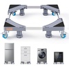 image:imageVEVOR Mini Fridge Stand 1625 Adjustable Dolly Washing Machine Stand Base with 4 Strong Feet 4 Locking Swivel Wheels Furniture Mover Mobile Base for Washing Machine Washer and Dryer