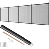 image:imageVEVOR Pool Fence 4 x 108 FT Pool Fences for Inground Pools Removable Safety Pool Fencing Easy DIY Installation Swimming Pool Fence 340gms Teslin PVC Pool Fence Mesh Protects Kids and Pets4FTx12FT