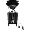 image:imageVEVOR Portable Shampoo Bowl Shampoo Sink for Washing Hair with Electric Pump Includes 2 Buckets 2 Showerheads Drain Hose Height and Angle Adjustable Portable Wash Bowl for Home Salon Use BlackHair sink wdouble bucket  foot switch