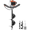 image:imageVEVOR Post Hole Digger 43cc 1250W Auger Post Hole Digger Gas Powered Earth Digger with 8 Earth Auger Drill Bit 30 inch Long Alloy Steel Auger for Farmland Garden and Plant EPA Certification52CC