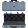 image:imageVEVOR Rifle Case Rifle Hard Case with 4 Layers Fullyprotective Foams Lockable Hard Gun Case with Wheels IP67 Waterproof amp Crushproof for Rifles or ShotgunsGrey