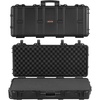 image:imageVEVOR Rifle Case Rifle Hard Case with 4 Layers Fullyprotective Foams Lockable Hard Gun Case with Wheels IP67 Waterproof amp Crushproof for Rifles or ShotgunsBlack