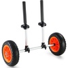 image:imageVEVOR Sit on Top Kayak Cart Dolly 280lbs Load Capacity Adjustable Width for Kayaks with Drain Holes of 1 Detachable Canoe Trolley Cart with 10 Solid Tires