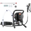 image:imageVEVOR Stand Airless Paint Sprayer 1500W 3300PSI High Pressure Airless Sprayer Cleaning Brush Hose Extension Rod Nozzles Electric Spray Paint Machine for Large Apartments Factory Buildings750W Stand Airless Paint Sprayer