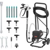 image:imageVEVOR Stand Airless Paint Sprayer 650W 3000PSI High Pressure Airless Sprayer with Cart Cleaning Brush Hose Extension Rod Nozzles Electric Spray Paint Machine for House Exterior and Interior650W WheeledAirless Paint Sprayer