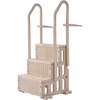 image:imageVEVOR Swimming Pool Ladder 4Step Double Handrails Stairs with NonSlip Heavy Duty Steps Reliable 400 lbs Max Load Capacity for 4854 in Inground amp AboveGround Pools of Any Decking Surface GreyTaupe