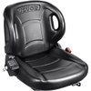 image:imageVEVOR Universal Forklift SeatTractor Seat with Micro Switch PVC Mower Seat wSeat Belt for fits Toyota Forklift AftermarketTractorSkid LoaderExcavatorDozerBackhoeTelehandlerUTVATV