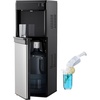 image:imageVEVOR Water Dispenser with Ice Maker 3in1 Countertop Water Dispenser 35 LBS24H 12 Cubes7 Min Fast Ice Making with 4 LBS Storage BulletCrushed ICES amp ColdWater for Home Kitchen Party33 LBS24HFloorStanding
