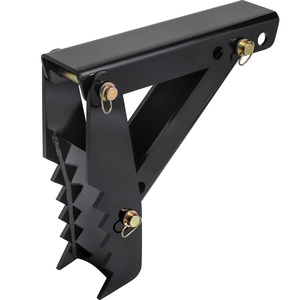 image:image18 inch Backhoe Excavator Thumb Attachments Weld On Adjustable Boom Tractor Excavator 12Inch Teeth Thick Steel Plate Assembly 12MM BoltOn Design18inch
