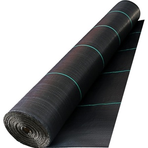 image:imageHappybuy Driveway Fabric 13x108ft Commercial Grade Landscape Fabric Garden Weed Barrier Fabric Heavy Duty Geotextile Fabric Underlayment Gravel Ground Cover Drainage Fabric Weed Control Blocker13FTx60FT5OZ