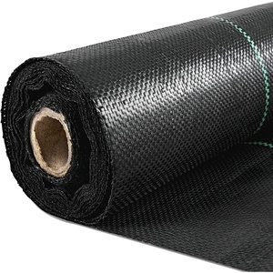 image:imageHappybuy Driveway Fabric 13x108ft Commercial Grade Landscape Fabric Garden Weed Barrier Fabric Heavy Duty Geotextile Fabric Underlayment Gravel Ground Cover Drainage Fabric Weed Control Blocker65FTx300FT3OZ