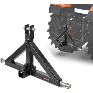 image:imageVEVOR 3 Point Hitch Receiver with 2 in Receiver 3pt Quick Hitch Attachment 3000 lbs Capacity Heavy Duty Tractor Tow Drawbar Adapter Compatible with Kubota Mahindra John Deere Massey FergusonNo Towing Ball