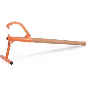 image:imageVEVOR 48 Timberjack Log Lifter Adjustable Heavy Duty Log Roller Cant Hook Log Jack with Rubber Grip amp Triangular Support Log Cant Hook Logging Tools for Rolling and Lifting Logs up to 25 DiaWood Handle 465