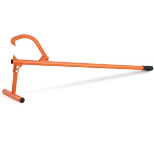 image:imageVEVOR 48 Timberjack Log Lifter Adjustable Heavy Duty Log Roller Cant Hook Log Jack with Rubber Grip amp Triangular Support Log Cant Hook Logging Tools for Rolling and Lifting Logs up to 25 DiaSteel Handle 48