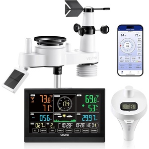 image:imageVEVOR 7in1 WiFi Weather Station with APP 75Inch VA Display Wireless Solar Powered Outdoor Sensor Rain Gauge Indoor Outdoor for Weather Forecast Wind Speed Temperature Humidity Rainfall7in1 WiFi with Pool Thermometer