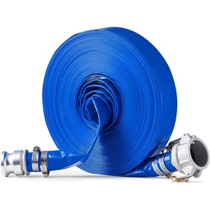 image:imageVEVOR Backwash Hose 15 in x 100 ft Blue PVC Hose with Clamps Camlock Aluminum Fittings Fit Various Pumps for Sewage Treatment Water Transportation and More Agricultural Purposes112 x 100 with connector