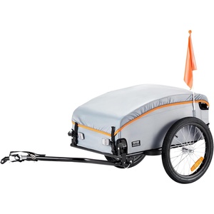 image:imageVEVOR Bike Cargo Trailer 88100160 lbs Load Capacity HeavyDuty Bicycle Wagon Cart Foldable Compact Storage with Universal Hitch100 Lbs