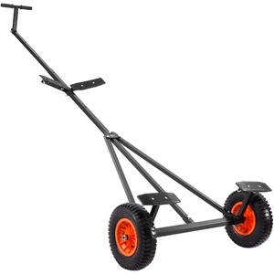 image:imageVEVOR Boat Trailer Dolly 420lbs Load Capacity Carbon Steel Trailer Mover with Adjustable Length 157 in Pneumatic Tires and Nonslip Support Bracket for Moving Kayak Motorboat Fishing Boat420lbs