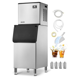 image:imageVEVOR Commercial Ice Maker Machine 360LBS24H IceMaking Machine with 300LBS Large Storage Bin Auto SelfCleaning Ice Maker with Touchscreen for Bar Cafe Restaurant Business Commercial