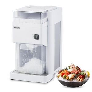 image:imageVEVOR Commercial Ice Shaver Crusher 220lbshr Electric Fluffy Ice amp Snow Cone Machine 250W 1500RPM Tabletop Fluffy ShavedIce Machine for Parties Events Snack Bar Home and Commercial Use White1496x1161x2047