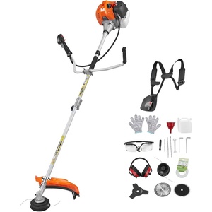 image:imageVEVOR Cordless String Trimmer 43 cc 2Stroke Gas Powered Weed Wacker 17 Cordless Grass Trimmer MultiFunctional Lawn Edger with Shoulder Strap amp 3T Blade Weed Eater for Quick Grass Cleaning736 x 244 x 167 in
