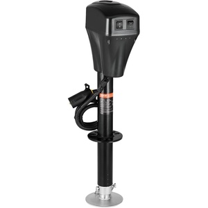 image:imageVEVOR Electric Trailer Jack 5000 lbs Heavy Duty RV Electric Power Tongue Jack with 7pin Connector Manual Crank Handle amp Weatherproof Jack Cover 10283 Lift for Trailers Campers amp RVs Black