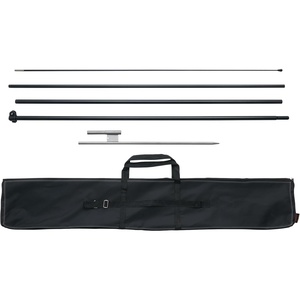 image:imageVEVOR Feather Flag Pole Kit 2 Packs Swooper Flag Pole 127 ft Sign Flag Poles for Business Advertising Feather Flags Banner Outdoor with Ground Stakes and A Carrying Bag Flag Not Included163 ft
