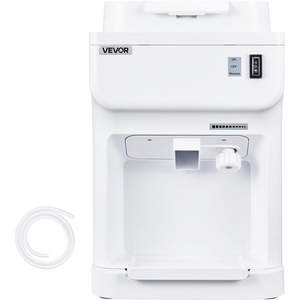 image:imageVEVOR Ice Shaver Machine Electric Snow Cone Machine 265 LBSH Shaved Ice Machine 250W Ice Crusher Triple Blades Tabletop Shaved Ice Maker with Adjustable Fineness for Home and Commercial UseSilver