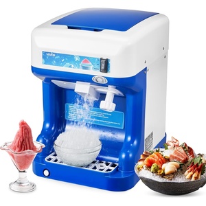 image:imageVEVOR Ice Shaver Machine Electric Snow Cone Machine 265 LBSH Shaved Ice Machine 250W Ice Crusher Triple Blades Tabletop Shaved Ice Maker with Adjustable Fineness for Home and Commercial UseBlue